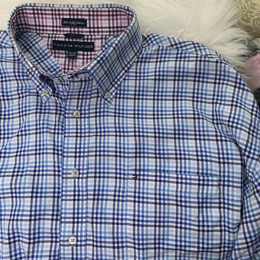 Tommy Hilfiger XXL Cotton Button down shirt LS